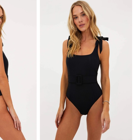 NWT BEACH RIOT Sydney Black One Piece Swimsuit - Picture 4 of 15